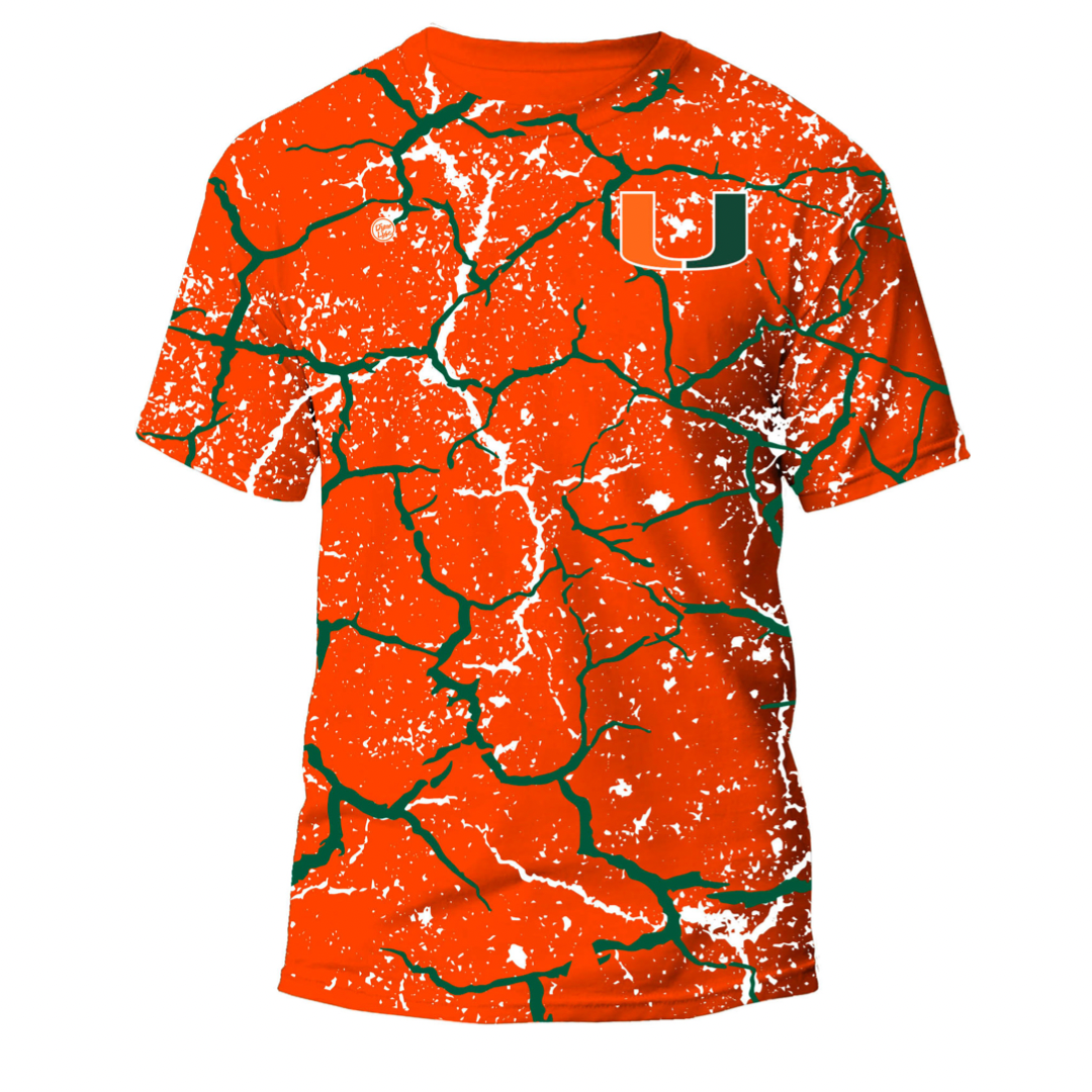 Miami Hurricanes Men's Storm Tee Orange