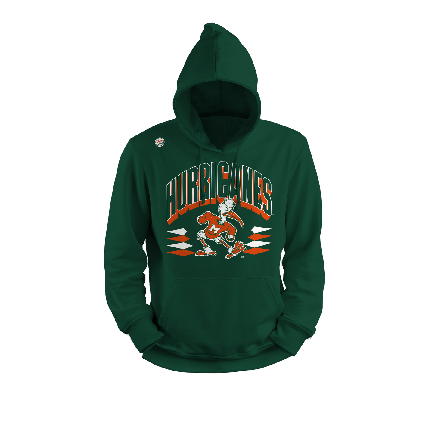 Miami Hurricanes Men’s Retro Hoodie