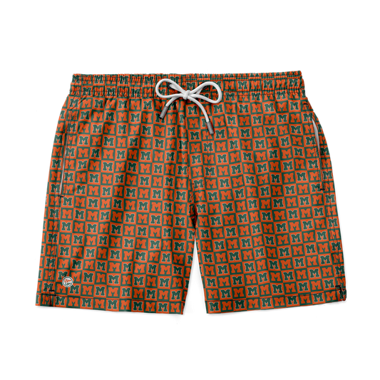 Miami Hurricanes Men’s Logo Block Trunks