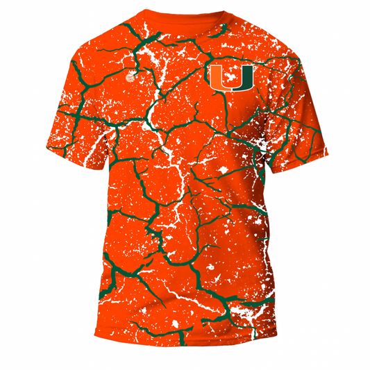 Miami Hurricanes Men's Storm Tee Orange
