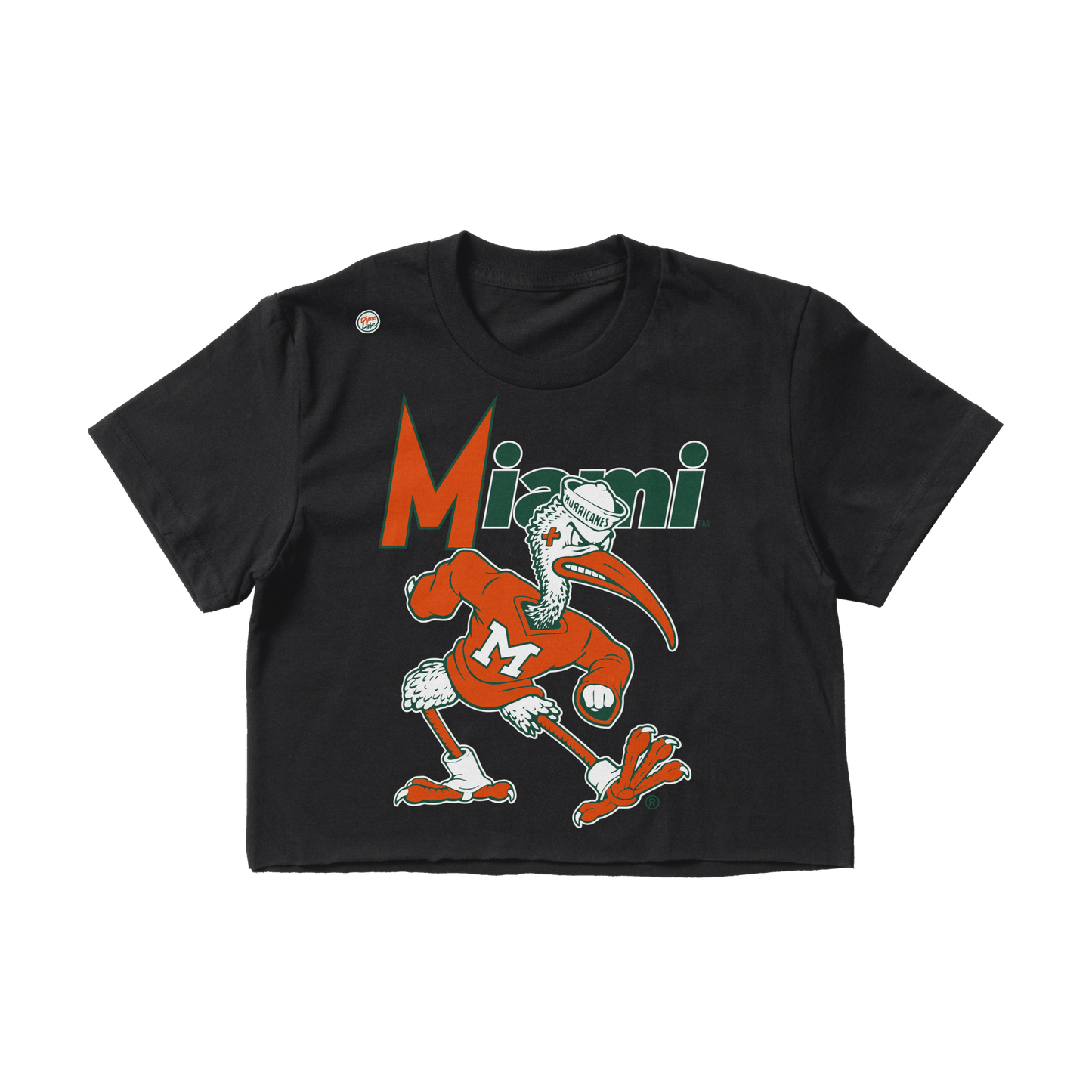 Miami Hurricanes Women's Logo Crop