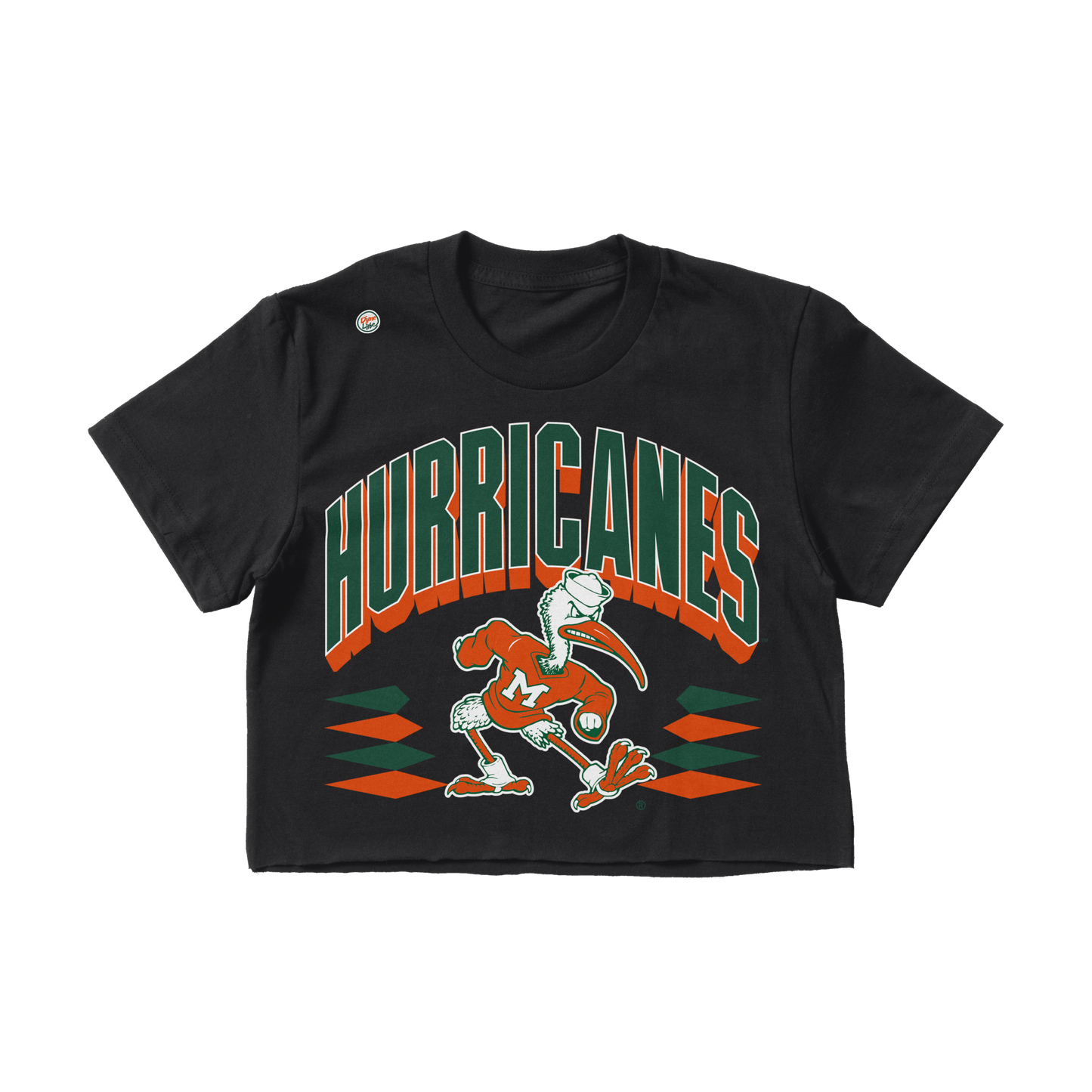 Miami Hurricanes Women's Retro Crop