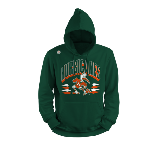 Miami Hurricanes Men’s Retro Hoodie